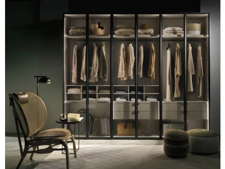 Armadio Alterna Battente City Glass di Zalf