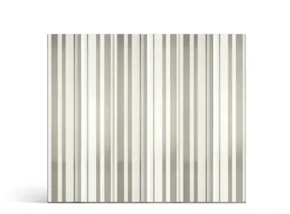 Armadio con ante battenti in vetro serigrafato Levante Strip B376 di Moretti Compact Giorno Notte