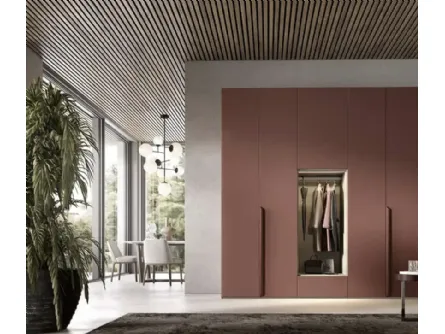 Armadio con ante battenti Utility Libeccio U455 di Moretti Compact Giorno Notte