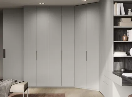 Armadio angolare con anta battente Trattino di Fimar