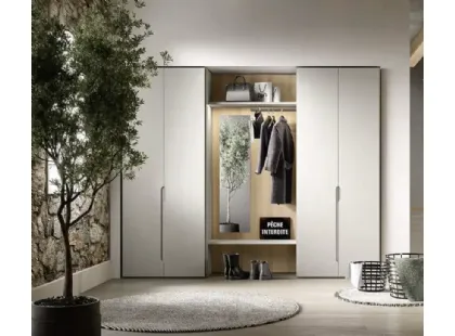 Armadio con ante battenti Utility Ambra U456 di Moretti Compact Giorno Notte