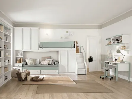 Cameretta a soppalco Arcadia AC022 di Colombini Casa