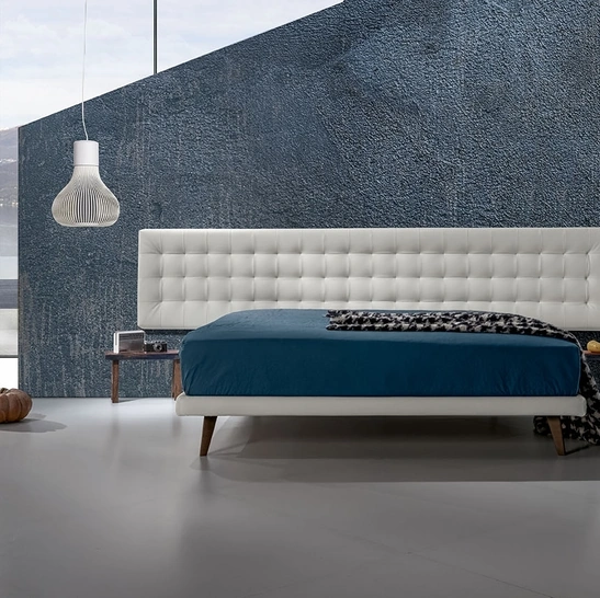 Letto in vellutino Twist Lersa 290 di Excò
