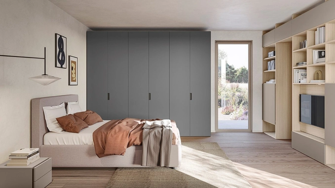 Letto in tessuto Line di Colombini Casa