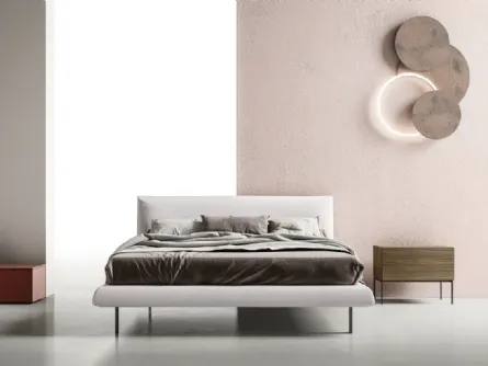 Letto in tessuto imbottito Decor di Zalf