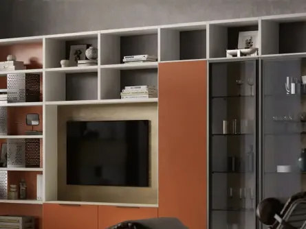 Libreria Kosmos KL211 di Moretti Compact Giorno Notte