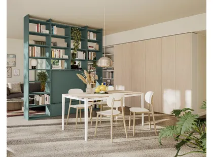 Libreria divisoria Utility Golf Infinity U05 di Colombini Casa