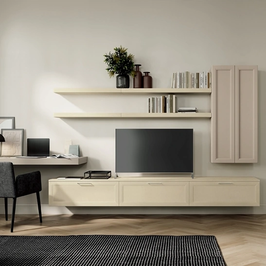 Parete Attrezzata Arcadia AS004 di Colombini Casa