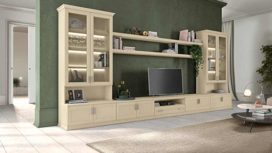 Parete Attrezzata Arcadia AS018 di Colombini Casa