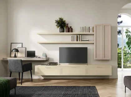 Parete Attrezzata Arcadia L004 di Colombini Casa