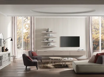 Parete Attrezzata Arcadia L009 di Colombini Casa