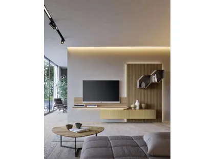 Parete Attrezzata Composizione Horizon 1006 di Mobilgam