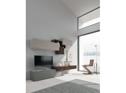 Parete Attrezzata Composizione Horizon 901bis di Mobilgam