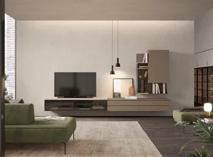 Parete Attrezzata sospesa Golf L11 di Colombini Casa