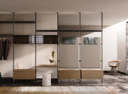 Parete Attrezzata Composizione Giorno SM2224 di Zalf