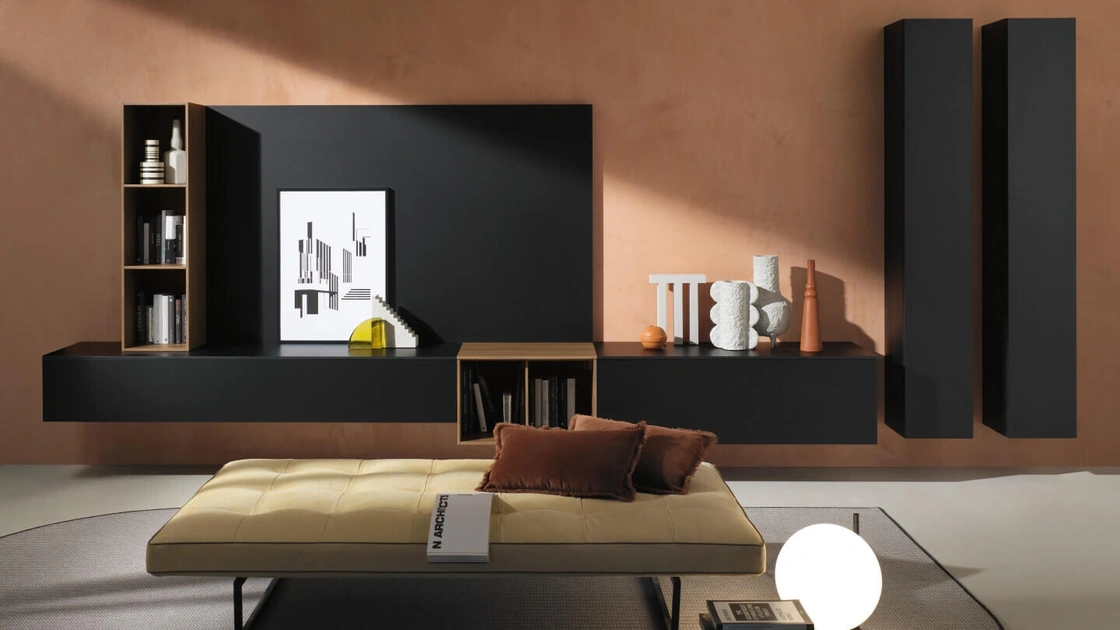 Parete Attrezzata SpaceMakers day SM2203 di Zalf