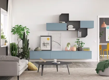 Parete Attrezzata Volo L012 di Colombini Casa