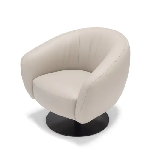 Poltroncina in pelle Cloe di Max Divani