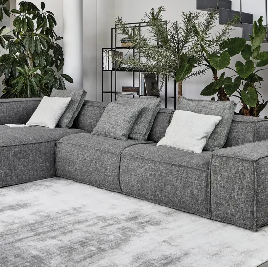 Divano con penisola Peanut BX di Bonaldo
