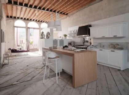 Cucina Classica Asolo con isola di Dibiesse