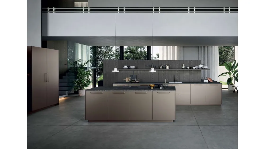 Cucina Moderna Area 22 Maniglia con isola di Dibiesse