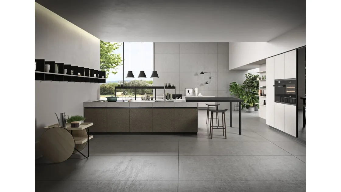 Cucina Moderna Dj con penisola di Dibiesse