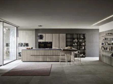 Cucina Moderna Emporio Gola con isola di Dibiesse