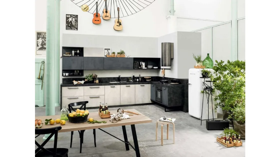 Cucina Moderna Emporio Maniglia angolare di Dibiesse