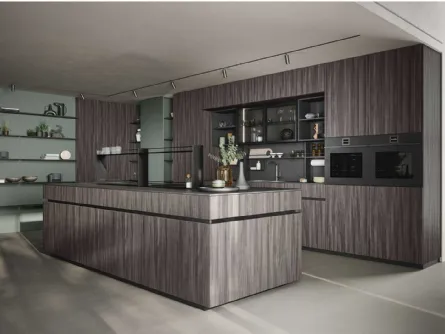 Cucina Moderna GI30 con isola di Dibiesse