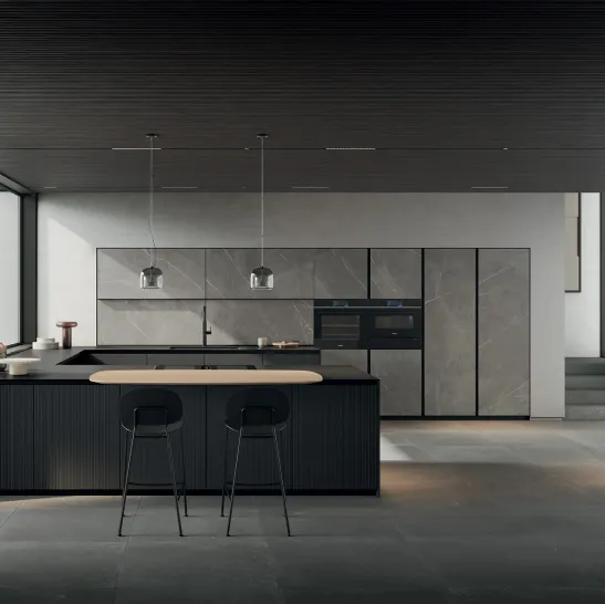 Cucina Moderna Glass 2|0 01 di Arredo3