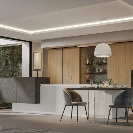 Cucina Moderna con isola Loft 2|2 02 di  Arrex