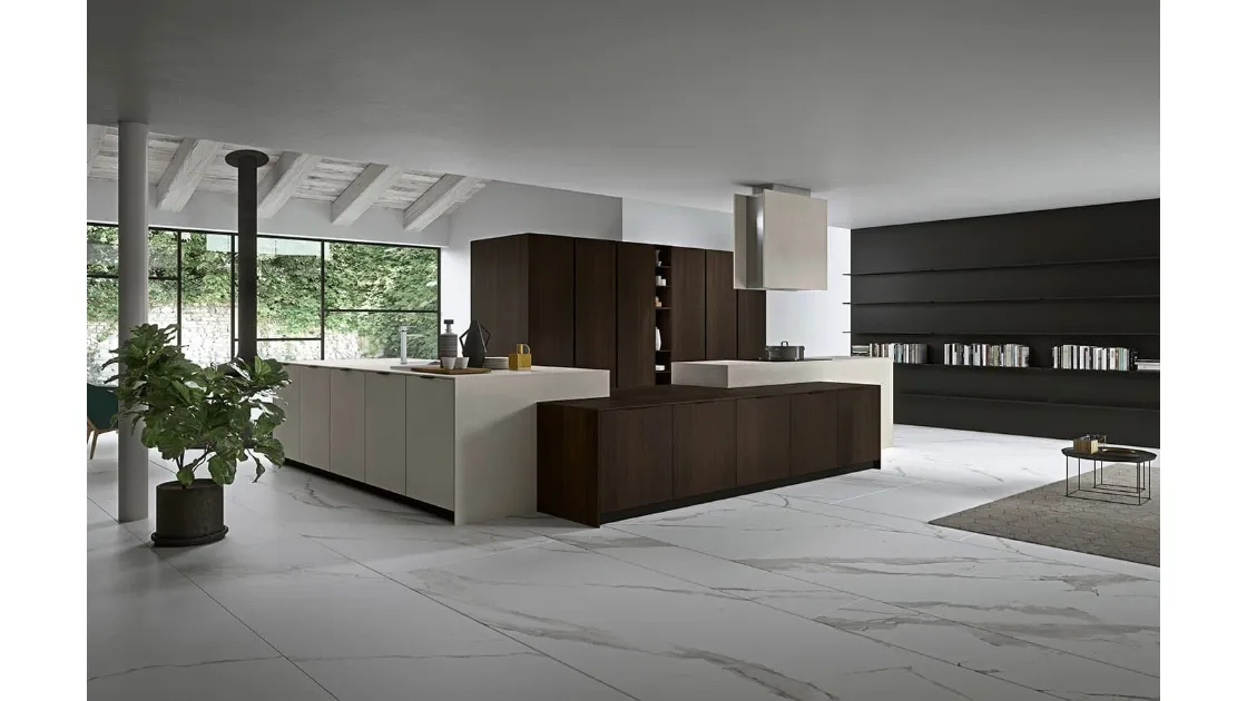 Cucina Moderna Vestimi con isola di Dibiesse